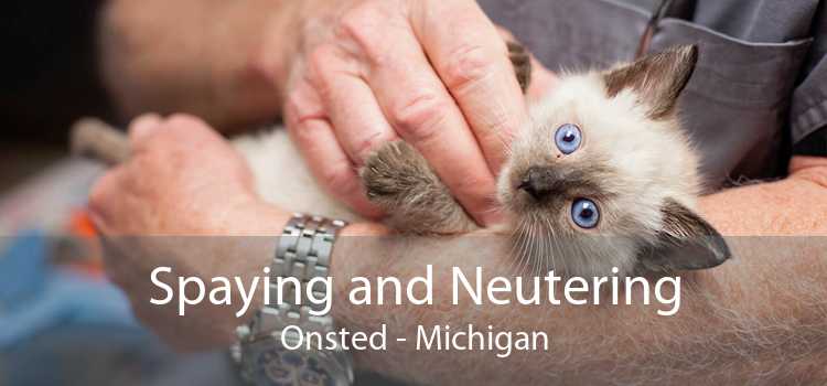 Spaying and Neutering Onsted - Michigan