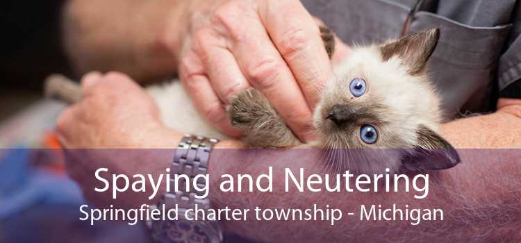Spaying and Neutering Springfield charter township - Michigan