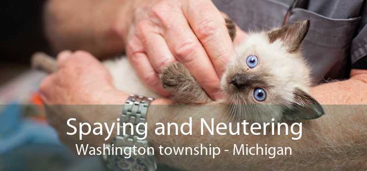 Spaying and Neutering Washington township - Michigan